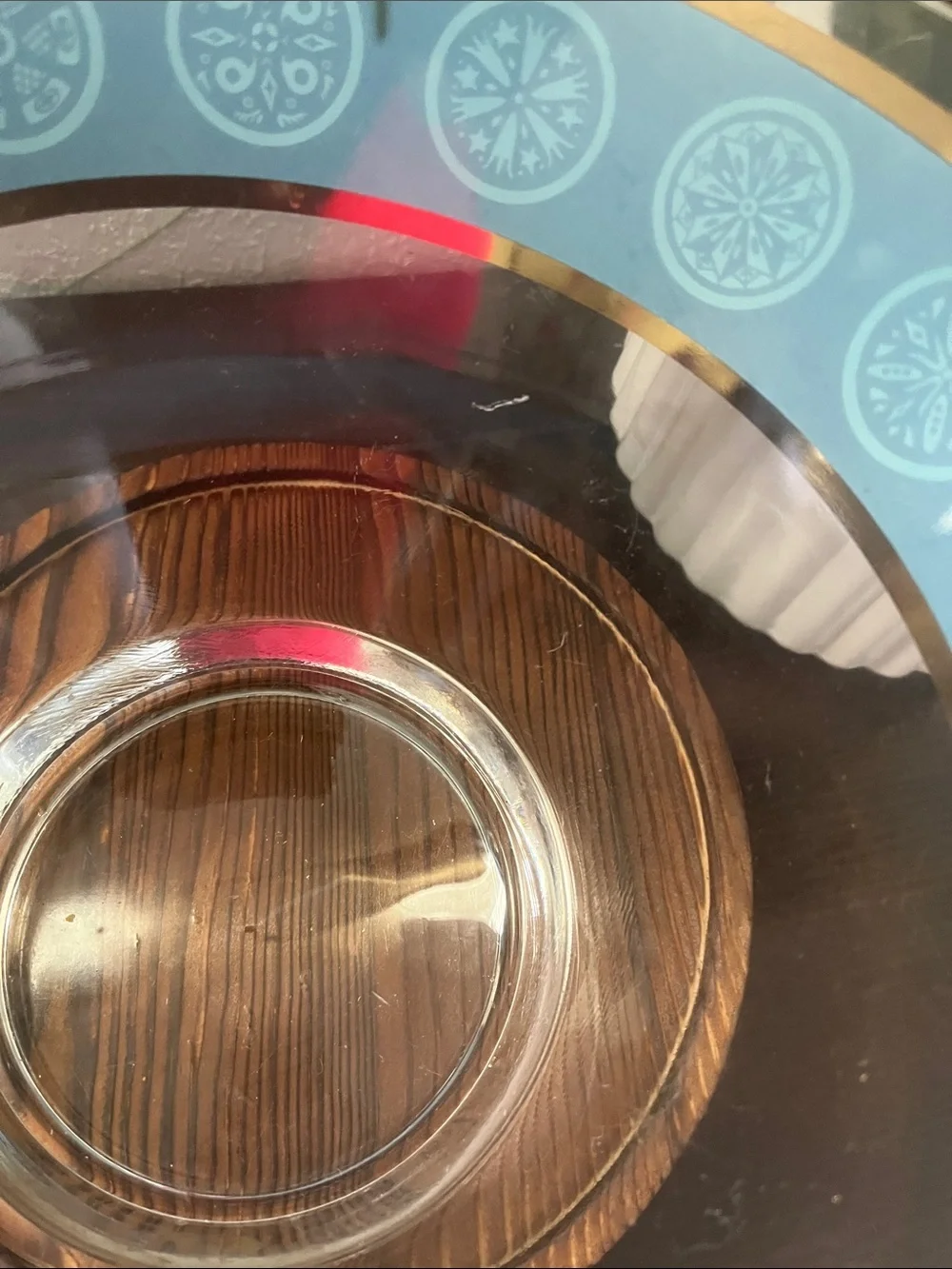 Vintage Culver Glass Chip Bowl – Mid Century Modern 1960s Retro Design